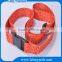 Custom special logo fashion stocked luggage strap with safety buckle