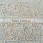 Good capacity scallops high quality cotton nylon guipure lace fabric wholesale