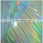 gold/silver holographic laser film coated wrapping paper