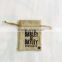 Gift Pouch Drawstring Jewelry Pouch Gunny Jute Bag