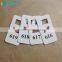 Printed Plastic 60x44mm Arch-shaped Key Tags