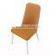 fabric upholstery dining chair stainless steel leg