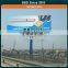 Outdoor street advertising unipole cheap billboard unit size