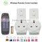 Smart Wireless Remote Control Socket Switches for Household Appliances UK Plug K09 2+1