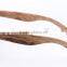 Made in China Custom Wood Sunglasses Zebra Frame with Yellow Mirror REVO Polarized Lens Eyewear