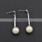 China Wholesale Market Pearl Hanging Earrings