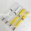 OEM Design Logo New Metal Roller Pen ,Wholesale White &Yellow Metal Ballpoint Pen