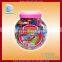 Fruit flavor 3pcs in one packet lala bubble gum in jar