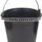 flexible rubber cement pail,strong construction container with handle