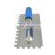 130mm Plastering trowel Notched trowel plaster tool construction masonry tools