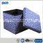 Square Foldable Storage Ottoman for Living Room