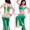 SWEGAL belly dance costume for sale,belly dance fashion gauze training costume SGBDT14009