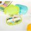 Fashion mini 4 cells plastic pill box and storage box