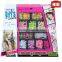 Fashion beauty plastic diy toy set for girls perler beads toys