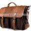 Vintage canvas leather messenger bag for mens