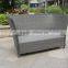 New design outdoor wicker two seat high back sofa chair