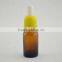 China supplier empty 10ml tempered cap glass bottle