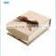 gift packaging paper box with color ribbon and custom design