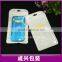 white case printing mobile case packaging zipper pouch new case white non-woven plastic bag