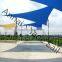 160g/m2 3.6x3.6 M/PCS Waterproof Square Sun Shade Sail with PU coated