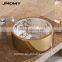 overgild round shape ceramic hand basin bathroom wash basin