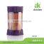 Fashion purple knife stand with multicolor PP strip,knife block