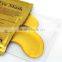 Wholesale Anti Wrinkle Moisture Crystal Collagen Eye Mask/24k Crystal Collagen Gold Eye Mask