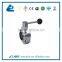Sanitary Welded Type Butterfly Valve