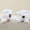 White Teddy Bear / Plush White Teddy Bear With Scarf / Plush White Cute Small Bear For Christmas