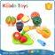 Funny Cooking Toys Miniature Kids Plastic Cut Fruit Set