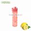 cheap borosilicate glass water bottle but high quality with food grade silicone sleeve