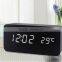 Electronic Desktop Digital Table Clocks Upgraded LED Alarm Clock,Despertador Temperature Sounds Control LED Display