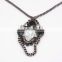 2015 Latest Design Elegant Women Crystal Pendant Necklace Jewelry