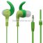 Earhook in ear earbuds colorful cheap wired earbuds popular Shenzhen factory