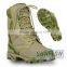 Military Standard Tactical Boots with camouflage sole is made of waterproof nylon and cowhide leather