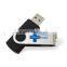 Cheapest plastic swivel usb flash disk OEM/ODM service (U-201)