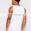 Daijun OEM china factory 100% cotton gym wholesale simple white plain men running singlet