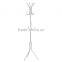 3-Tier Metal White Coat Hat Rack Hall Tree Stand with 11 Hooks