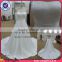 new arrival beaded bodice sweatheart satin wedding dress with long tail