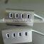 New Portable USB 3.0 4 Port Aluminum USB Splitter Hub With USB Cable