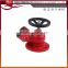 Oblique landing valve globe landing valve red colour