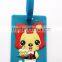 Soft Rubber Bag Tags Wholesales Animation PVC Luggage Tag Manufacture