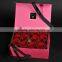 Luxury rose packaging box with magnet closer