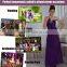 Wholesales Wholesales one-shoulder kaftan dress one shoulder chiffon evening dresses