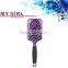 MY GIRL Low price non-slip handle professional ionic hair brush factory