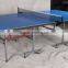 Aluminium folding legs outdoor ping pong table with removable hot sale table