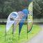 Flexible pole custom logo outdoor advertising flag banner stand