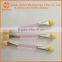 You can not miss high quality pink handle double ended eyeshadow brush