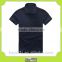customized men's navy cotton high quality blank polo shirt