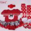 Newborn Baby Girl Floral Tutu Sets Lace Baby Rompers Crib Shoes Headband Girls The Trousers Outfits